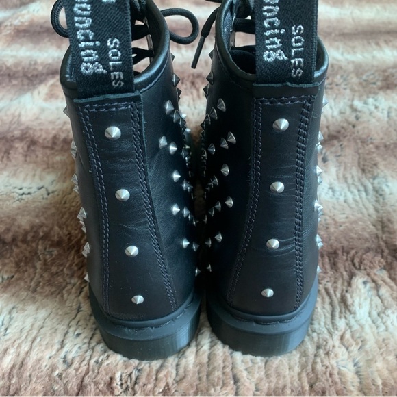 Dr. Martens 1460 Stud Wanama Leather Lace Up Boots - Picture 5 of 14